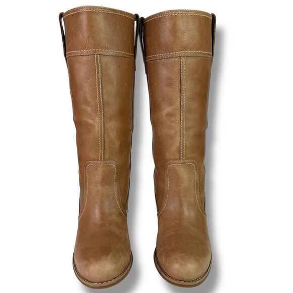 Timberland Earthkeepers Rudston Tall Western Riding Boots Brown Leather 5.5 - Picture 7 of 11